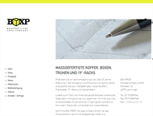Tablet Screenshot of boxprofi.info